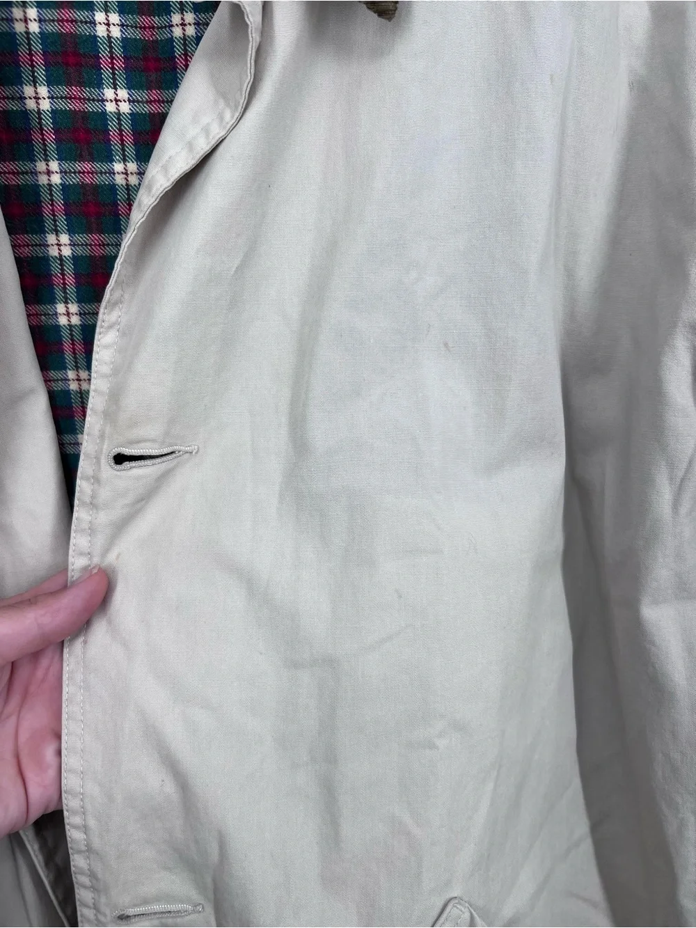 J. Crew Vintage 80’s Men’s Barn Coat Field Jacket Corduroy Collar Large